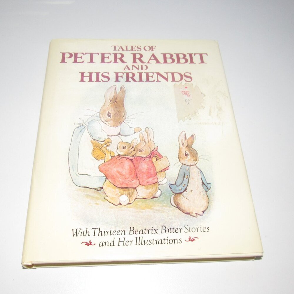 Beatrix Potter TALES OF PETER RABBIT AND HIS FRIENDS Illustrated Hardcover Book